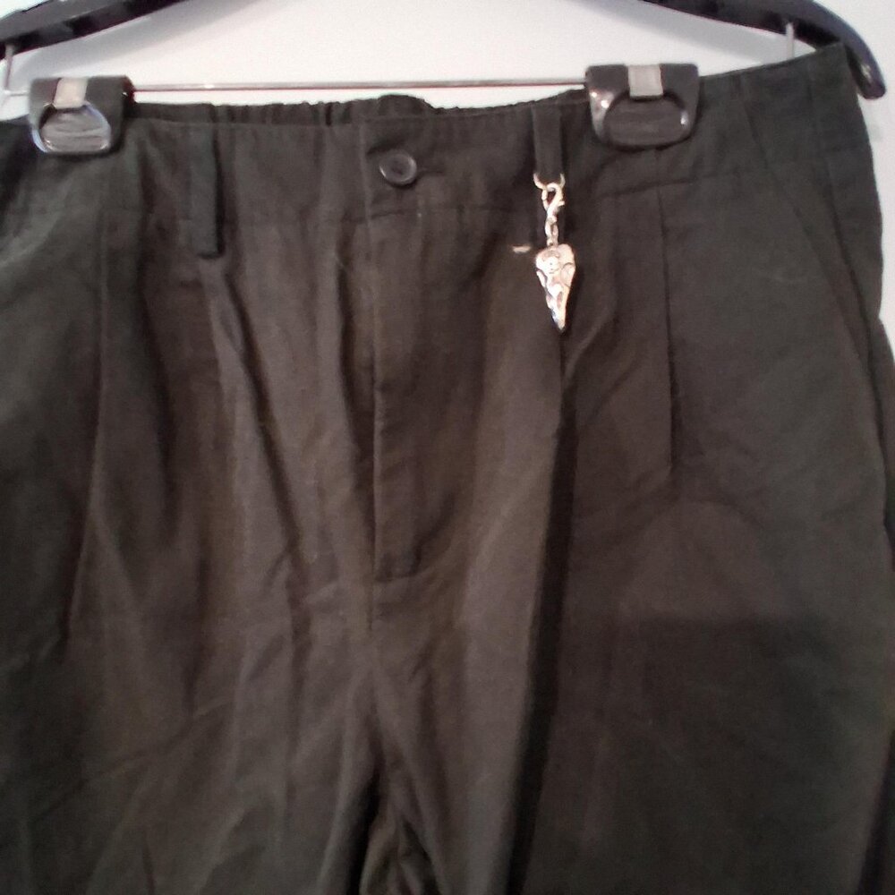Disturbia Black High-Waist Tapered Pants - Picture 4 of 6